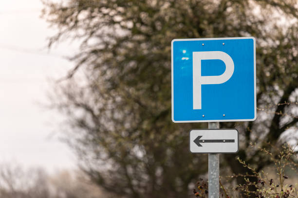 istock Parking lot traffic sign 2070419260