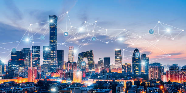 istock Urban Interconnection Big Data Concept in Beijing, China 2070484896