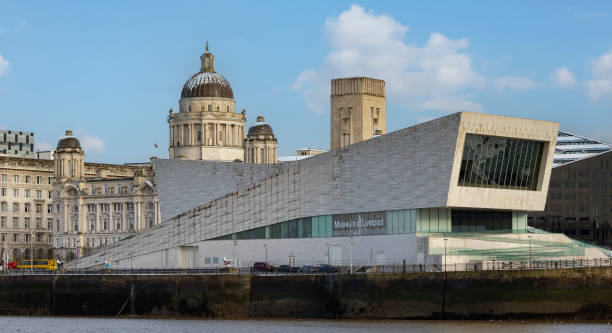 panorama nabrzeża liverpoolu uchwycona z liverpoolu - charyty zdjęcia i obrazy z banku zdjęć