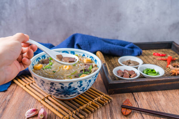 60+ Duck Blood And Vermicelli Soup Stock Photos, Pictures & Royalty