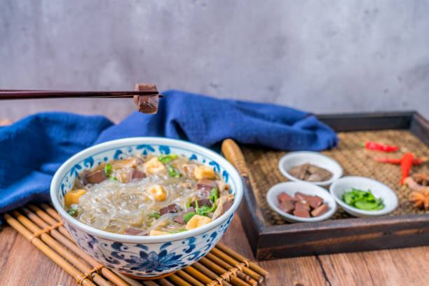 60+ Duck Blood And Vermicelli Soup Stock Photos, Pictures & Royalty