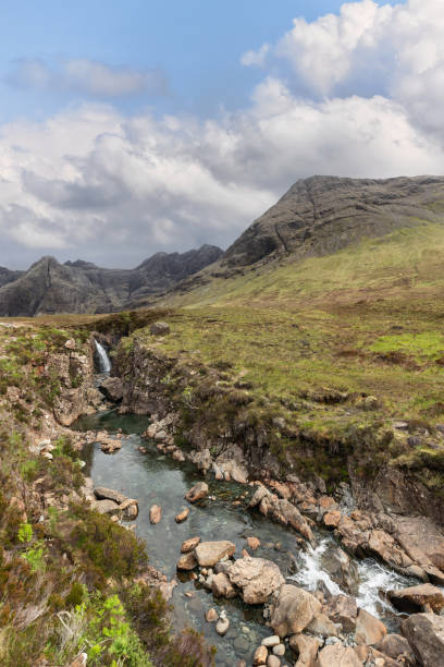 istock Crisp waters cascade among scattered rocks in this untouched Highland setting, showcasing nature raw beauty at the Fairy Pools 2070505459