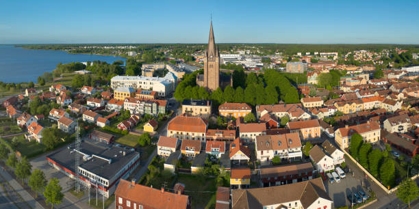 istock Aerial view of Mariestad 2070544734