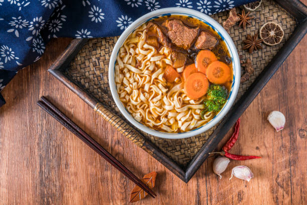 istock Braised Beef noodle soup in a tray 2070598828