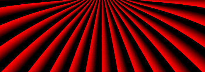 Abstract  background with 3D red black striped pattern, interesting radial burst pattern minimal dark background, emboss design for business presentation, vector illustration.