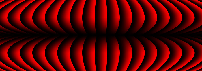 Abstract  background with 3D red black striped pattern, interesting radial symmetrical pattern minimal dark background, emboss design for business presentation,