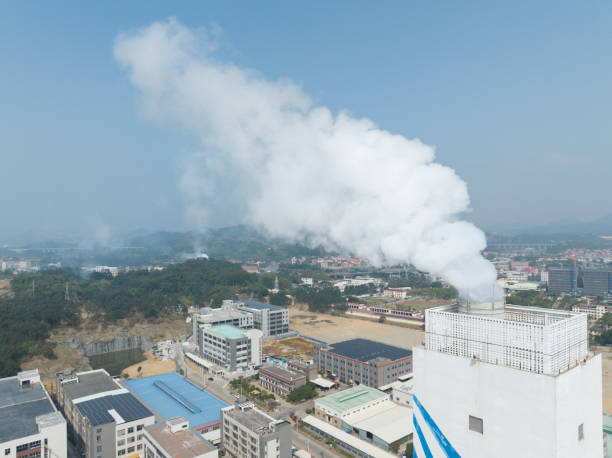 istock Factory chimney emitting exhaust gas 2070713879