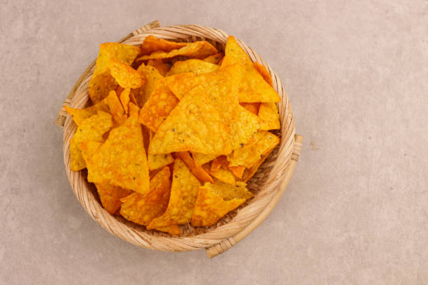 istock Tortilla or Nachos is Chips made from Corns. 2070839107