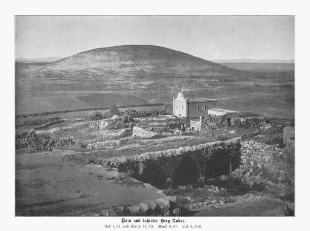 istock Nain and Mount Tabor, Israel, halftone print, published in 1899 2070850400
