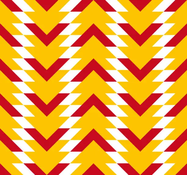 Vector illustration of spain pattern design. chevron background. vector illustration