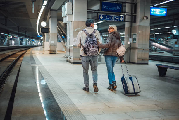 istock Mature couple at subway station 2070926369