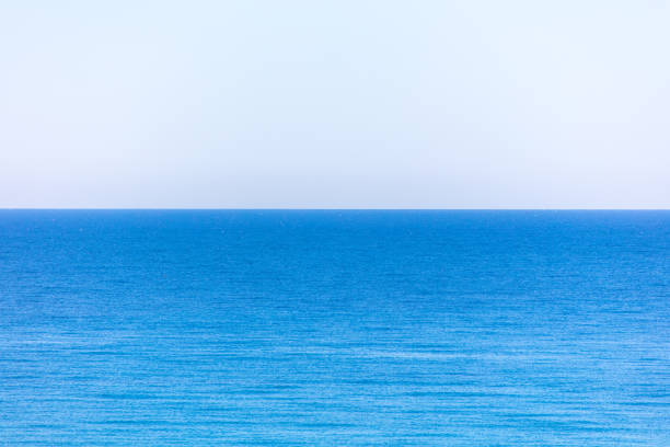 Blue sea and sky horizon. Background