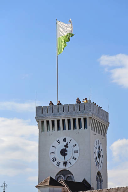Saat Kulesi tower the main attraction of Antalya built in the 19th century.\