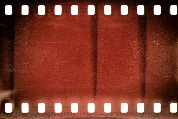 istock Dusty and grungy 35mm film texture or surface 2070993763