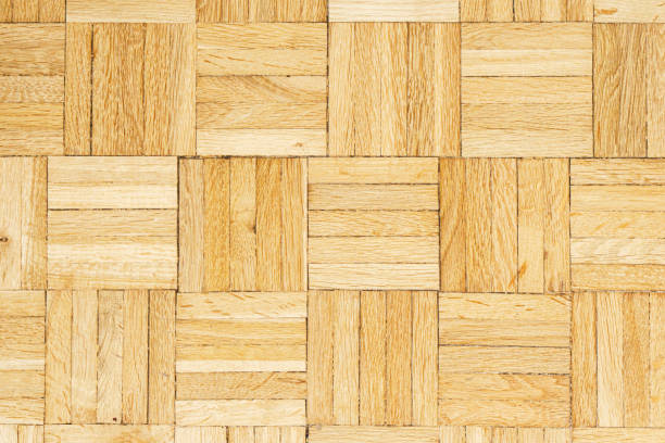 istock Five finger mosaic parquet background. Natural oak panel. 2070998865