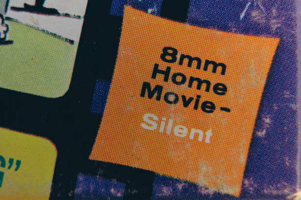 istock 8mm Home Movie Silent Text Type Close-up 2070998869