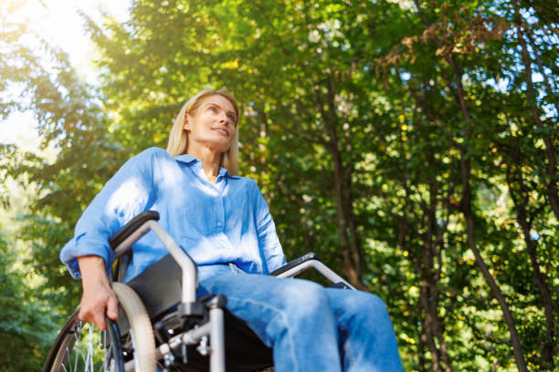 istock Tranquil Park Moment: Woman Embracing Nature 2071010514