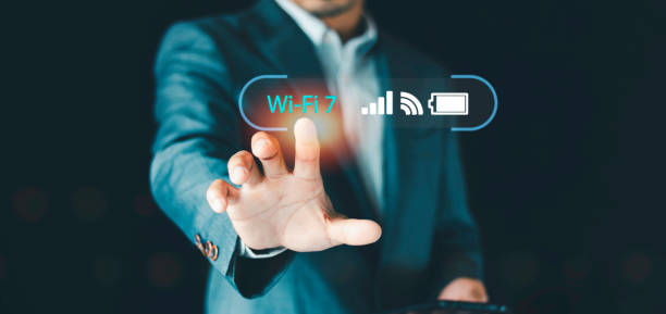 istock Wi-Fi 7 High-speed wireless Internet modern technology concept 2071021920