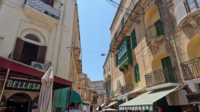 Traditional Maltese Architecture In Victoria On Gozo Island