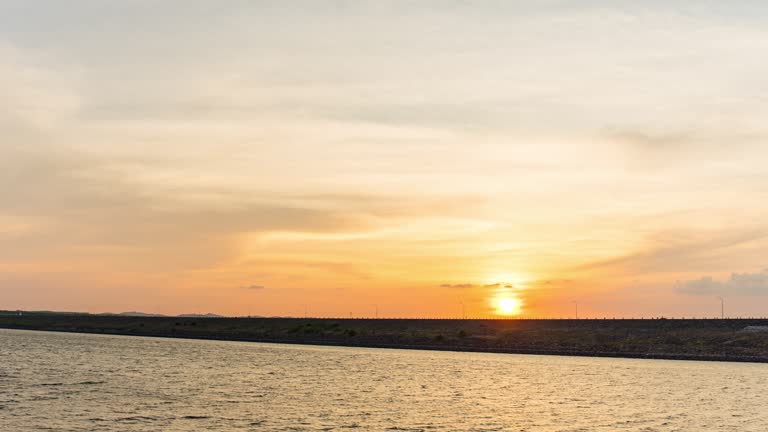 Time Lapse Video Of Sunset Over Reservior