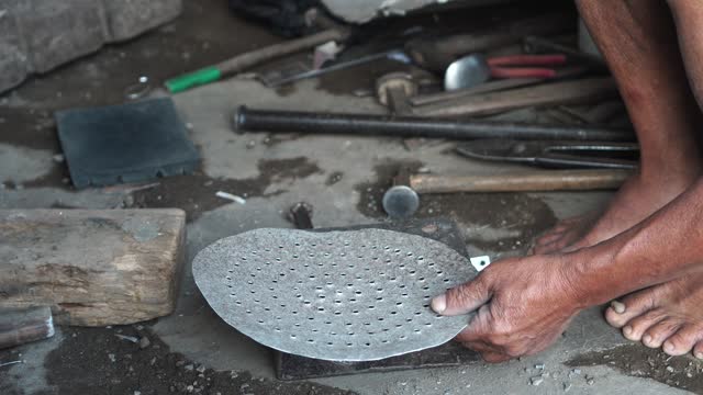 traditional iron workshop