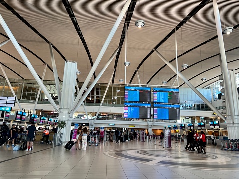 Cape Town, South Africa -  November 27, 2023: Cape Town International airport