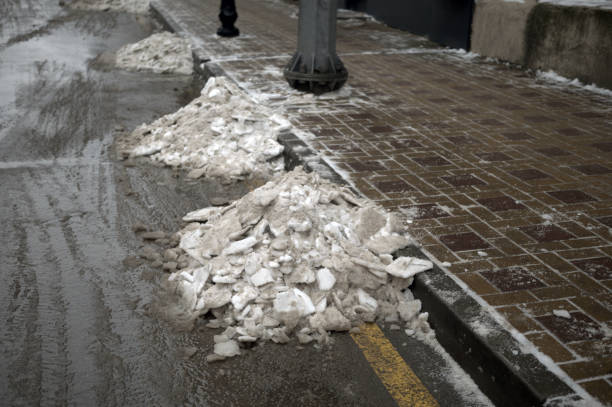 istock piles of snow and ice 2071173859