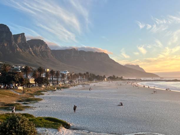 istock Sunset on Cape Town beach, South Africa 2071233784