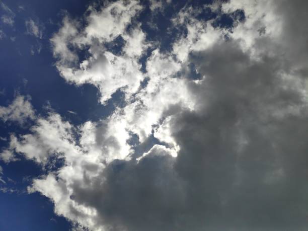istock Cloudy dark sky wallpaper. The dramatic skyline viewed from the hill. 2071255618