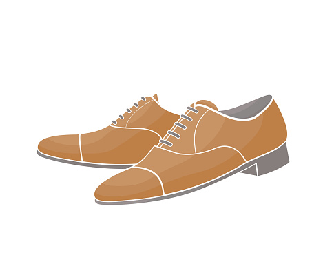 pair of man's grooms shoes