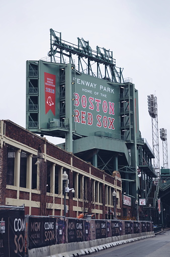 Boston Red Sox baseball team stadium in Boston, United States, on February 13, 2020