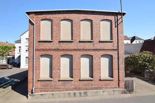 Empty old industrial building in Bückeburg