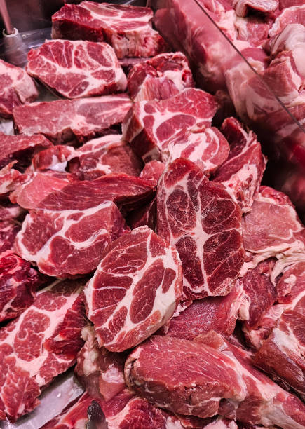 istock Pork in the supermarket. 2071580799