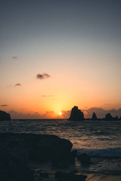 istock Sunrise over a famous Bay in Guadeloupe 2071618901