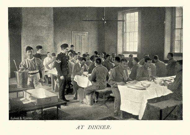 istock Patients at dinner, dining room, Royal Victoria Hospital, Victorian 19th Century 2071669773