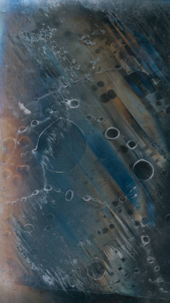 istock Weathered texture wet film dust scratches drops 2071936132