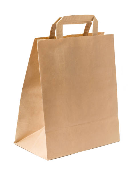 istock Recyclable Paper Pouch on White Background: Green Packaging Option 2071937777