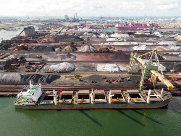 istock A large bulk carrier supplying iron-ore in a harbor 2071971746