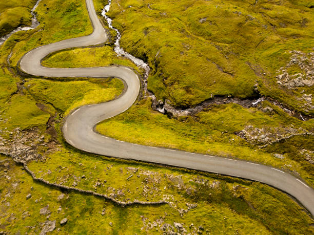 istock Empty road in the Faroe islands 2071984605