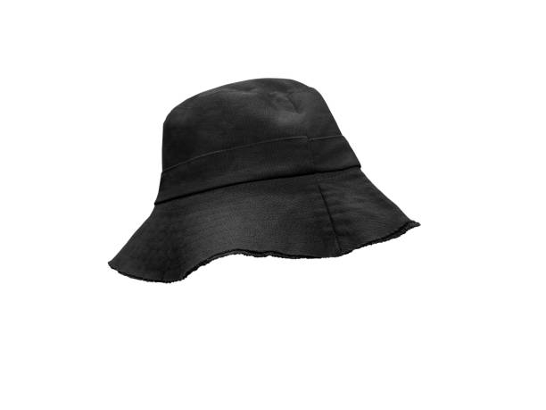 istock Black bucket hat isolated on white background 2072168313