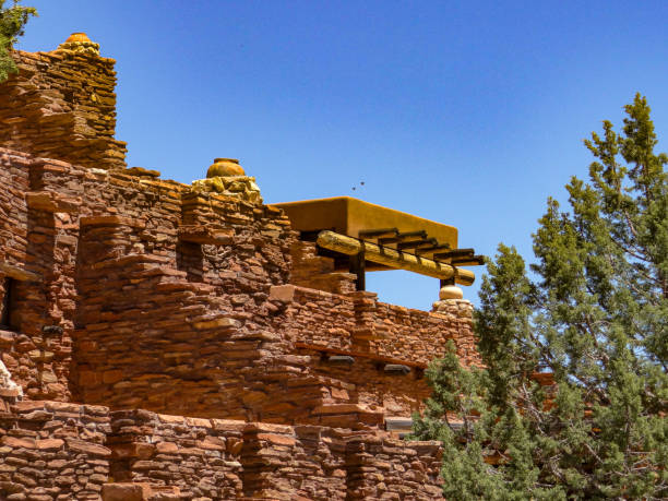 Adobe buildings in the Grand Canyon National Park