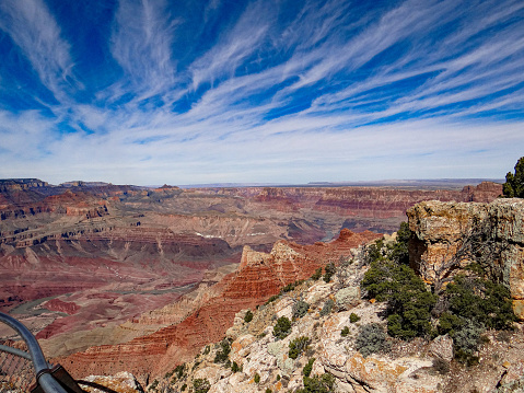 Beautiful canyon view of the Grand Canyon National Park.