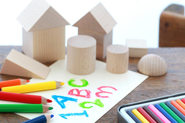 istock Emotional education, building blocks and drawing 2072255878