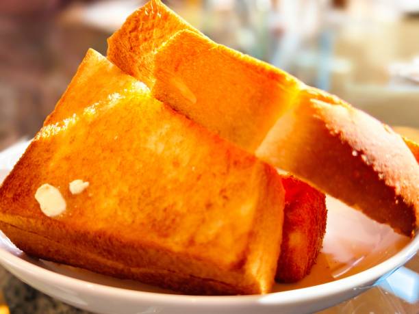 istock Brown toast at a coffee shop 2072330084