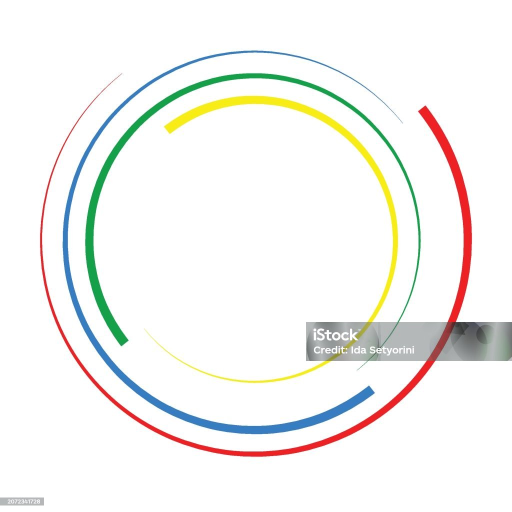 Circular Rounded Circular Round Frame Logo Stock Illustration - Download Image Now ...