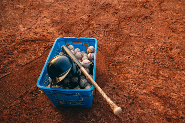 Softball Hitter and Catcher Waiting for Ball.