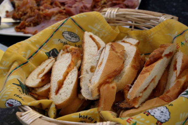 istock Close up of bread in a bowl 2072374367