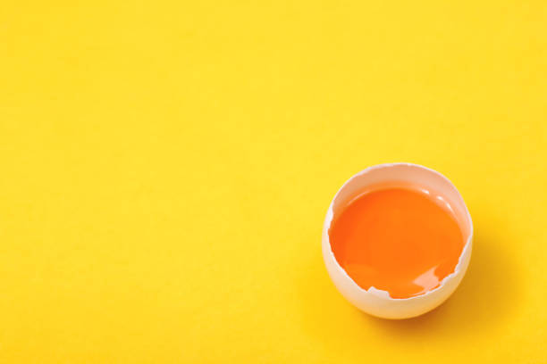 istock Top view egg yolk and egg white high protein good for body 2072399471