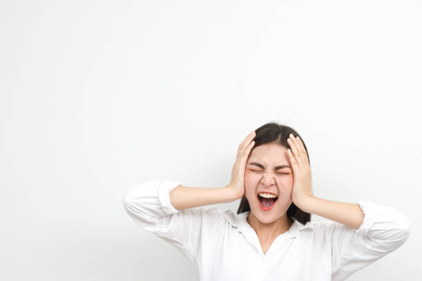 istock Model for Asian women with emotions sad and disappointed 2072458851