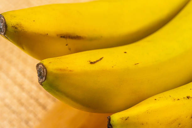 Bananas with vintage background of mexican yute